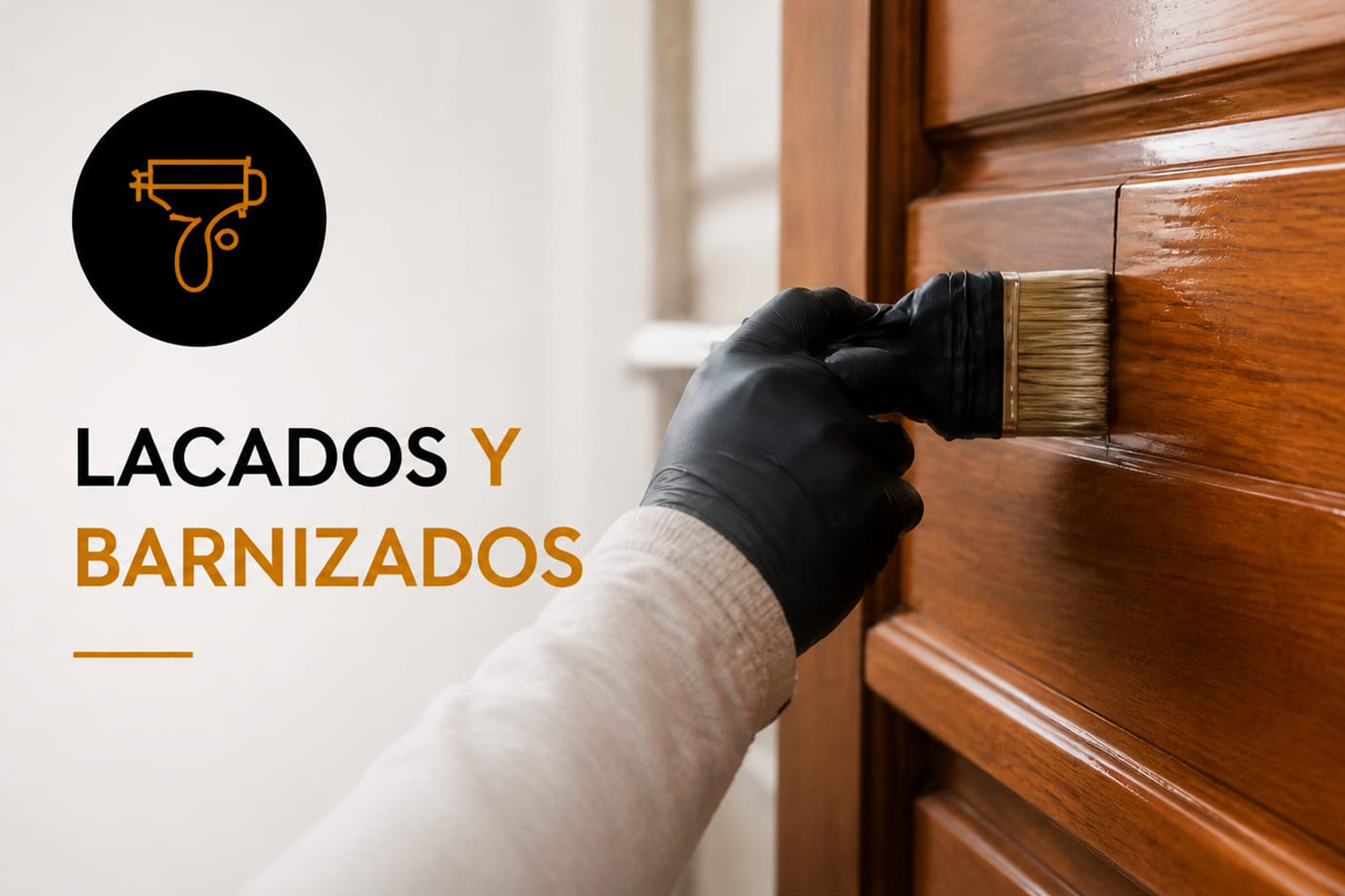 Lacado y barnizado profesional de madera